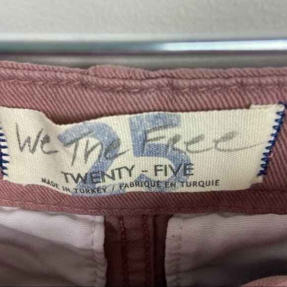 NWT Free People Avenue Mini Skirt Lilac Pink Size 25 Bohemian Boho High Rise New - Picture 7 of 12